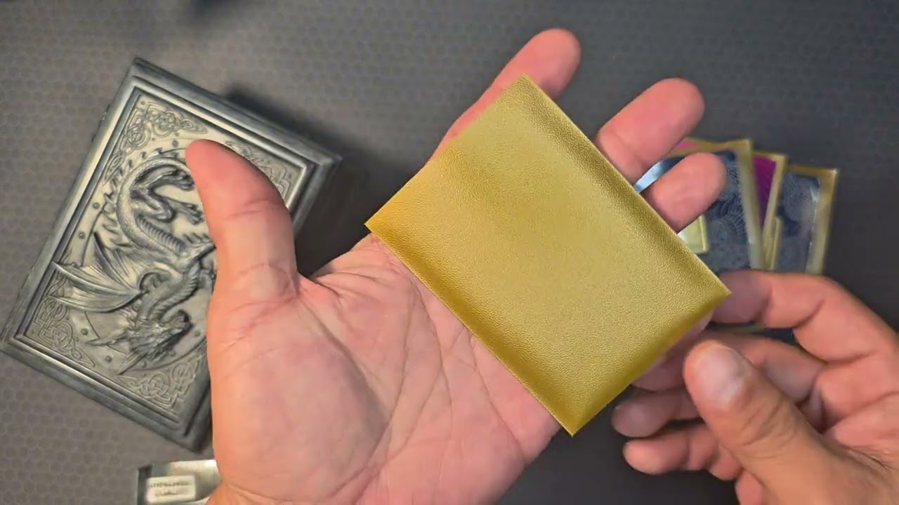 How I protect my Gold Pamp Bars in protective sleeves.
