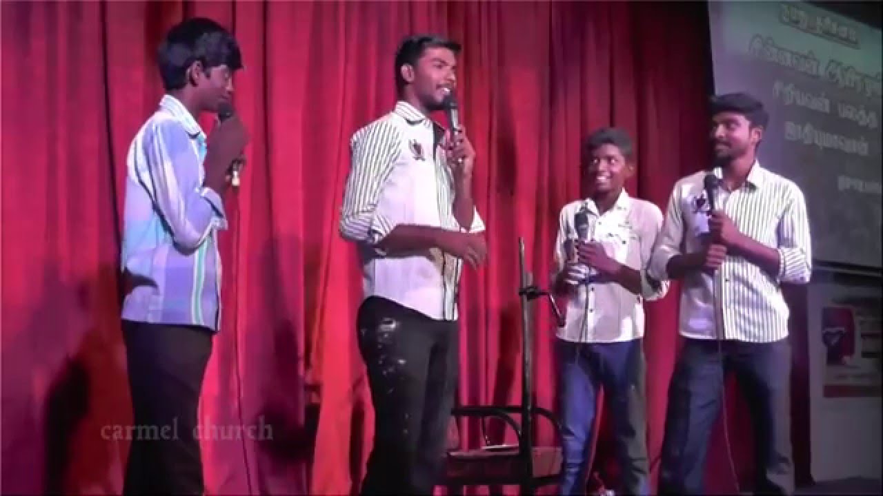 Paavathai Vittu Vilagi Oodungal | Tamil Christian Comedy Skit | Carmel Church Sivakasi