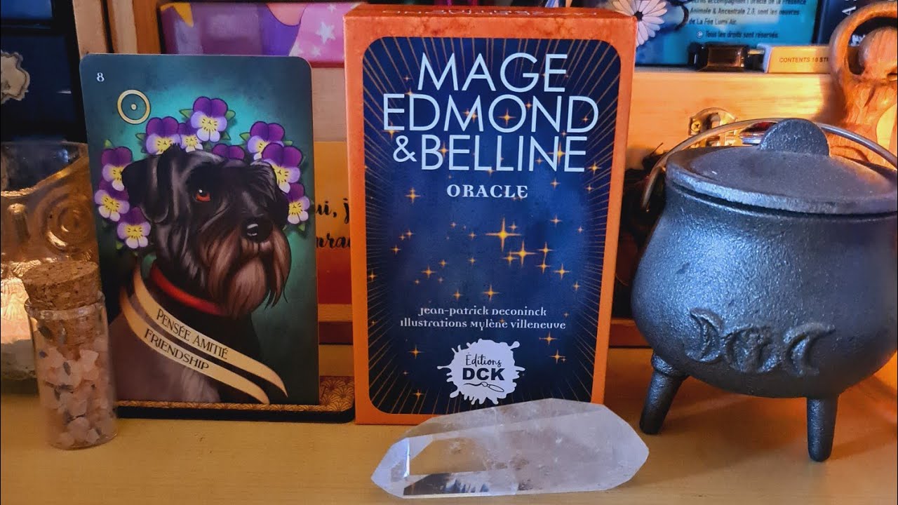 ⭐Oracle Mage Edmond & Belline ⭐ L'oracle mystère des Éditions DCK un magnifique Belline revisité 🕯🔮