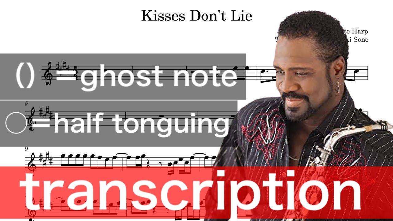 Kisses Don't Lie-Everette Harp-transcription+articulation
