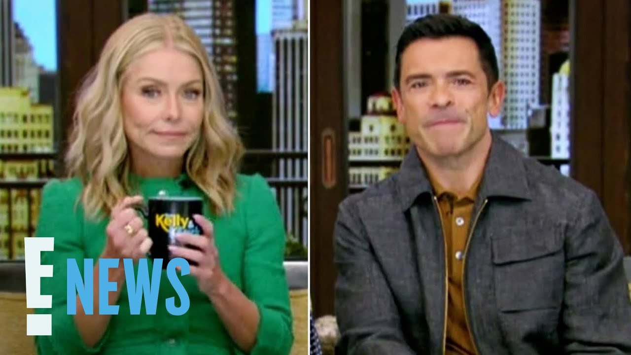 Find Out Why Kelly Ripa KICKED Mark Consuelos in the Crotch During Their Show | E! News