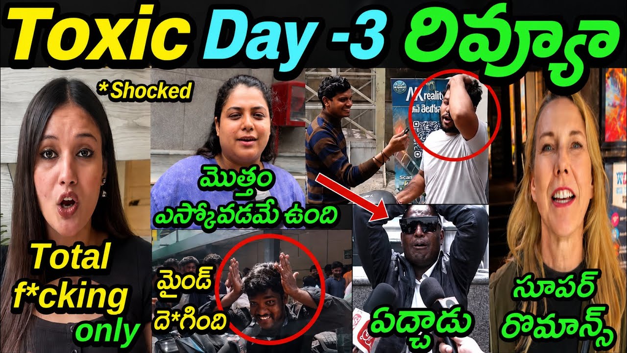 Toxic movie Day 3 review troll | Toxic movie day 3 public talk troll| Toxic movie trailer|Yash Toxic