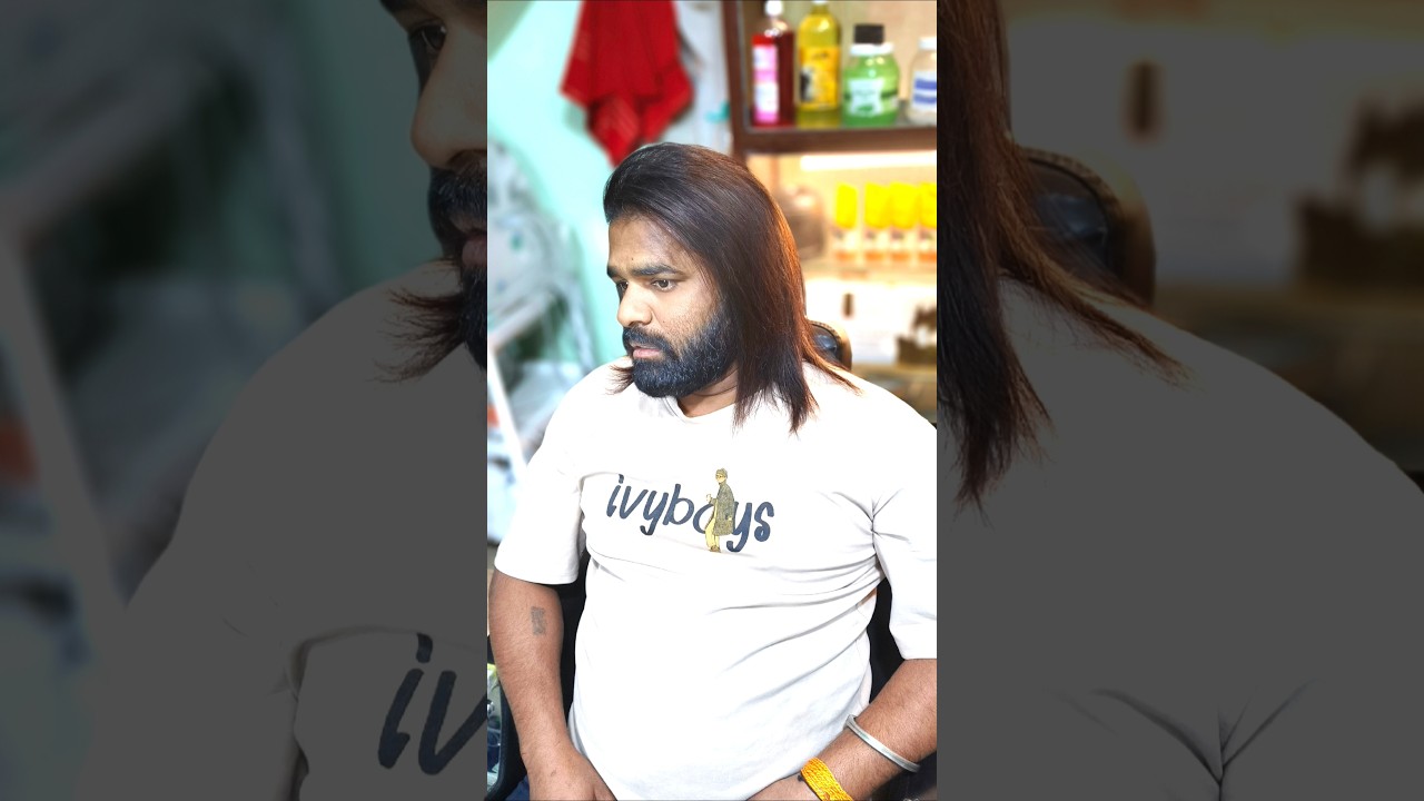 hair keratin treatment || hair smoothing for men || 