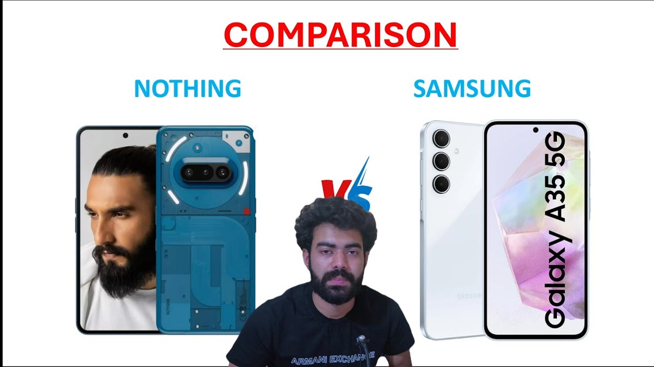 Nothing Phone 3a vs samsung galaxy A35 | Comparison between both #nothingvssamsung