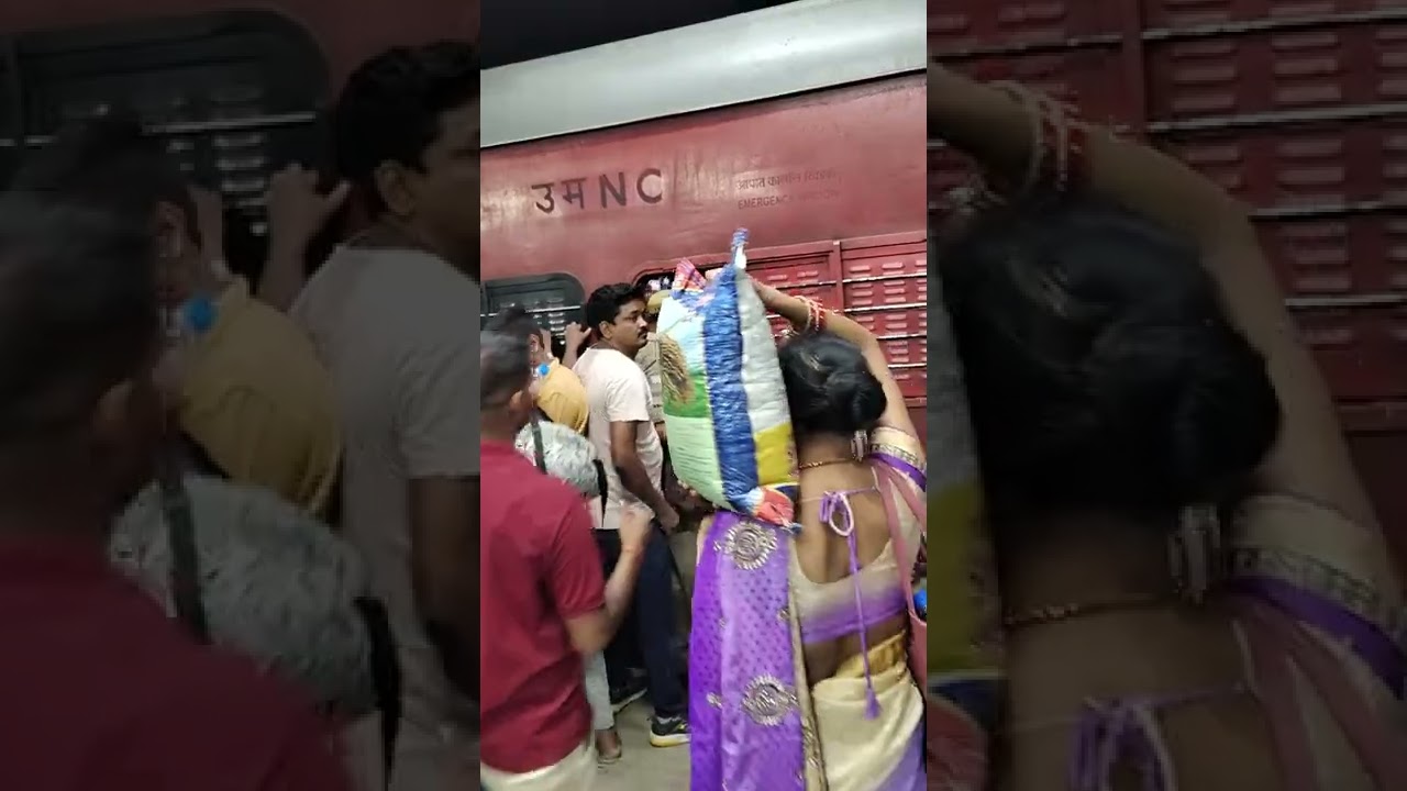 prayagraj express general coach chaos