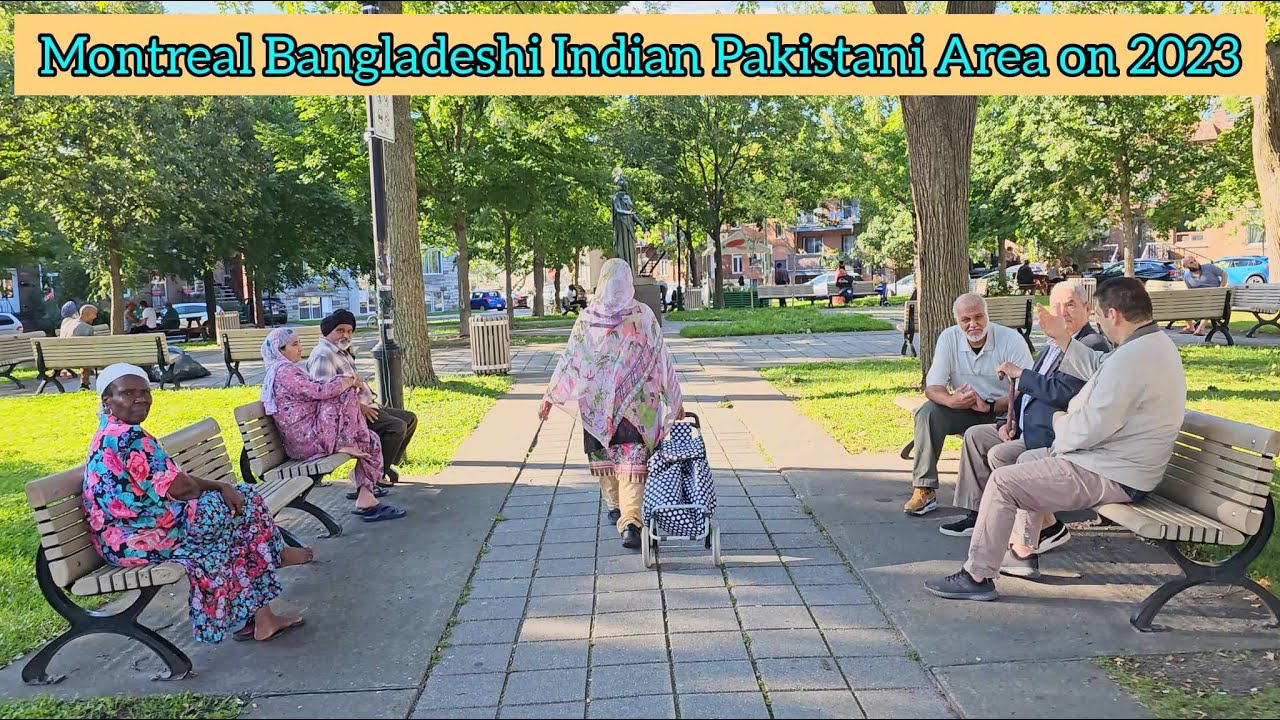 Bangladeshi Indian Pakistani Area in Montreal Quebec Canada on 2023 #canada #montreal #quebec