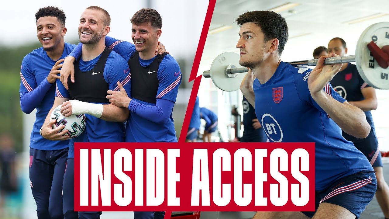 Mount v Maguire In The Gym, Possession Games & Departure For Scotland 🏋️‍♂️  Inside Access | England