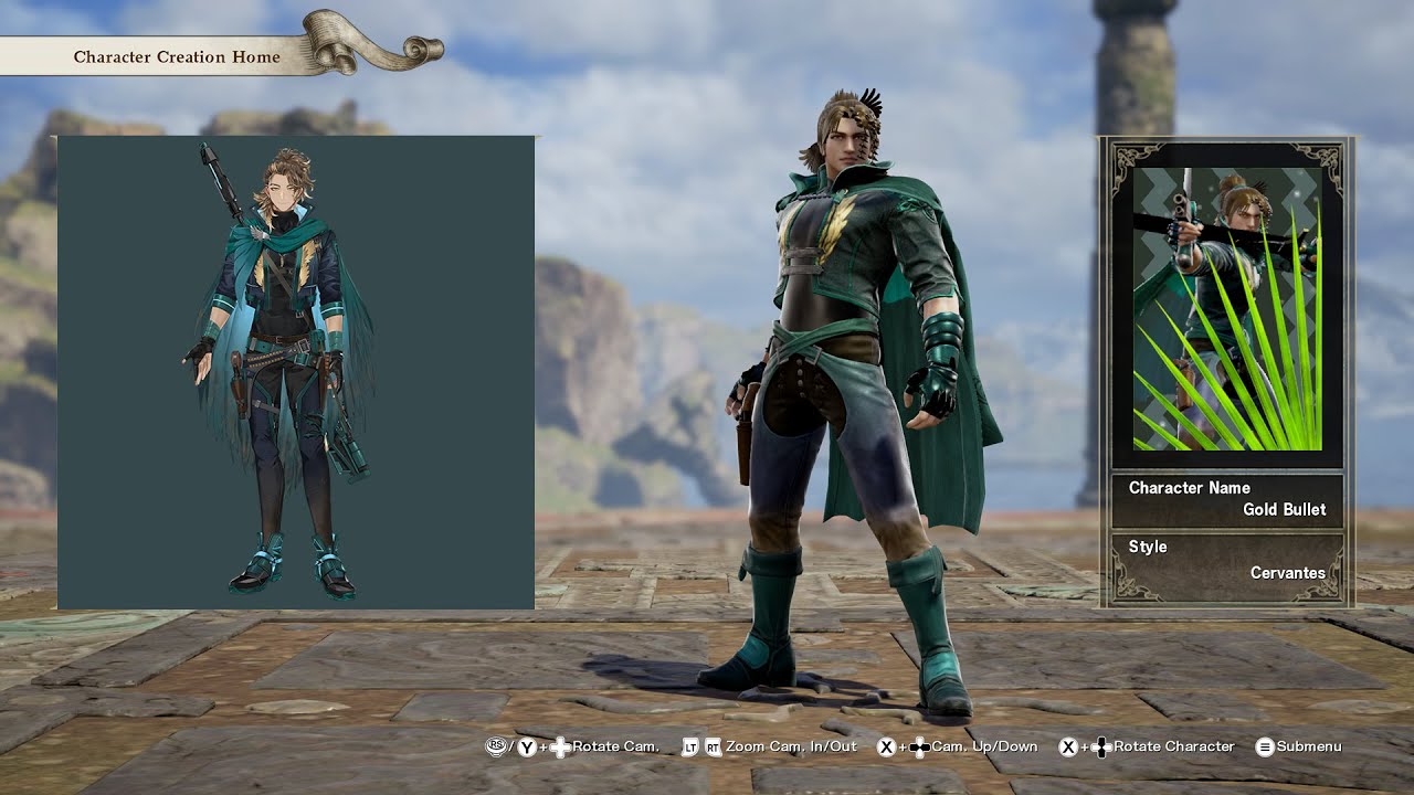 SoulCalibur 6; Goldbullet (HoloStars) custom character video guide by Zeno XC