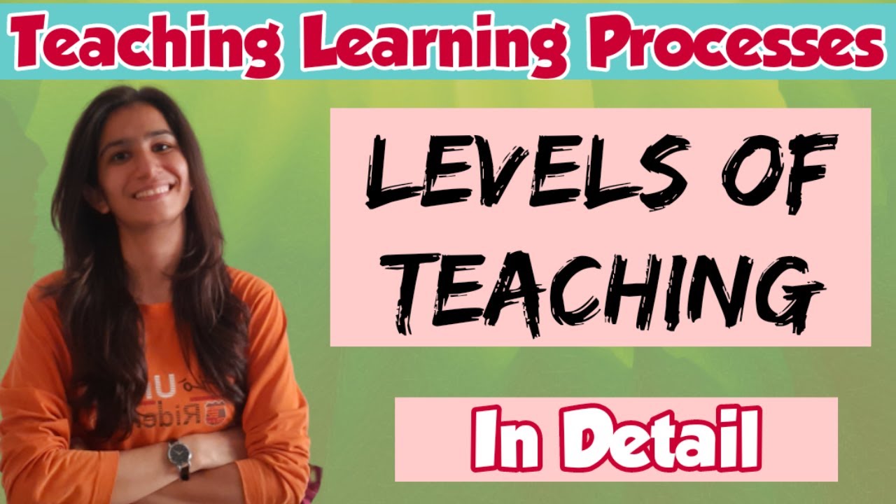 Levels of Teaching | B.Ed. | M.Ed. | Teaching Aptitude | UGC NET Paper-1 | Inculcate Learning