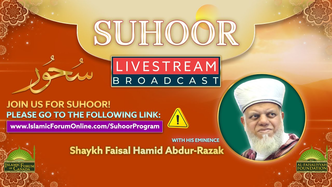 Special Suhoor Program &ndash; 24th Night of Ramadan/ April-3-2024.