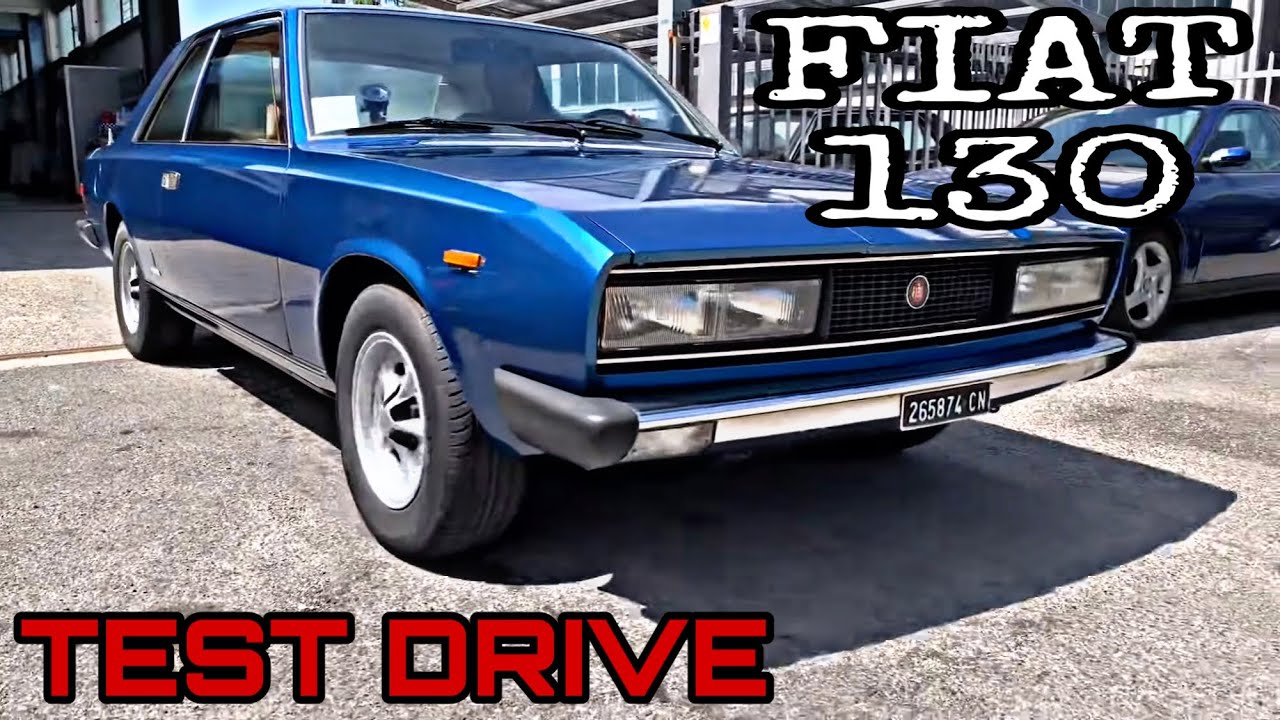 FIAT 130 COUPÉ 3.2 AUTOMATICA: lavori ultimati, proviamola su strada.