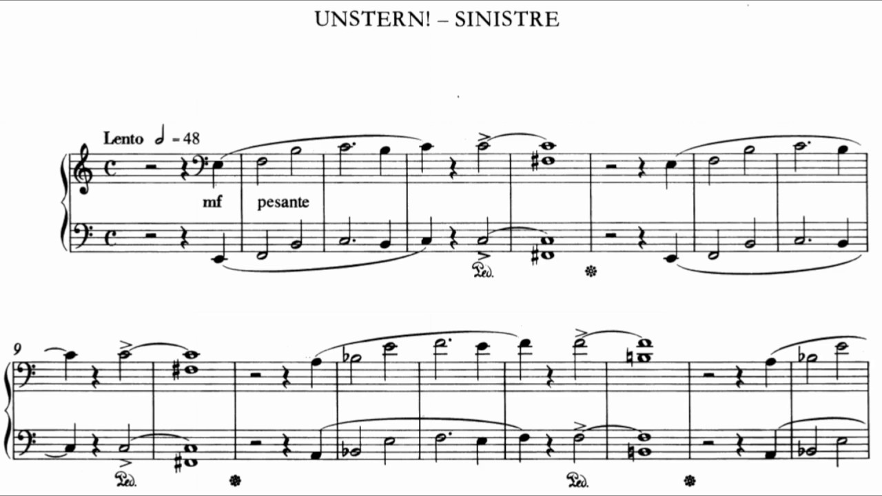 Liszt: Unstern! – Sinistre – Disastro, S208 (Cohen)