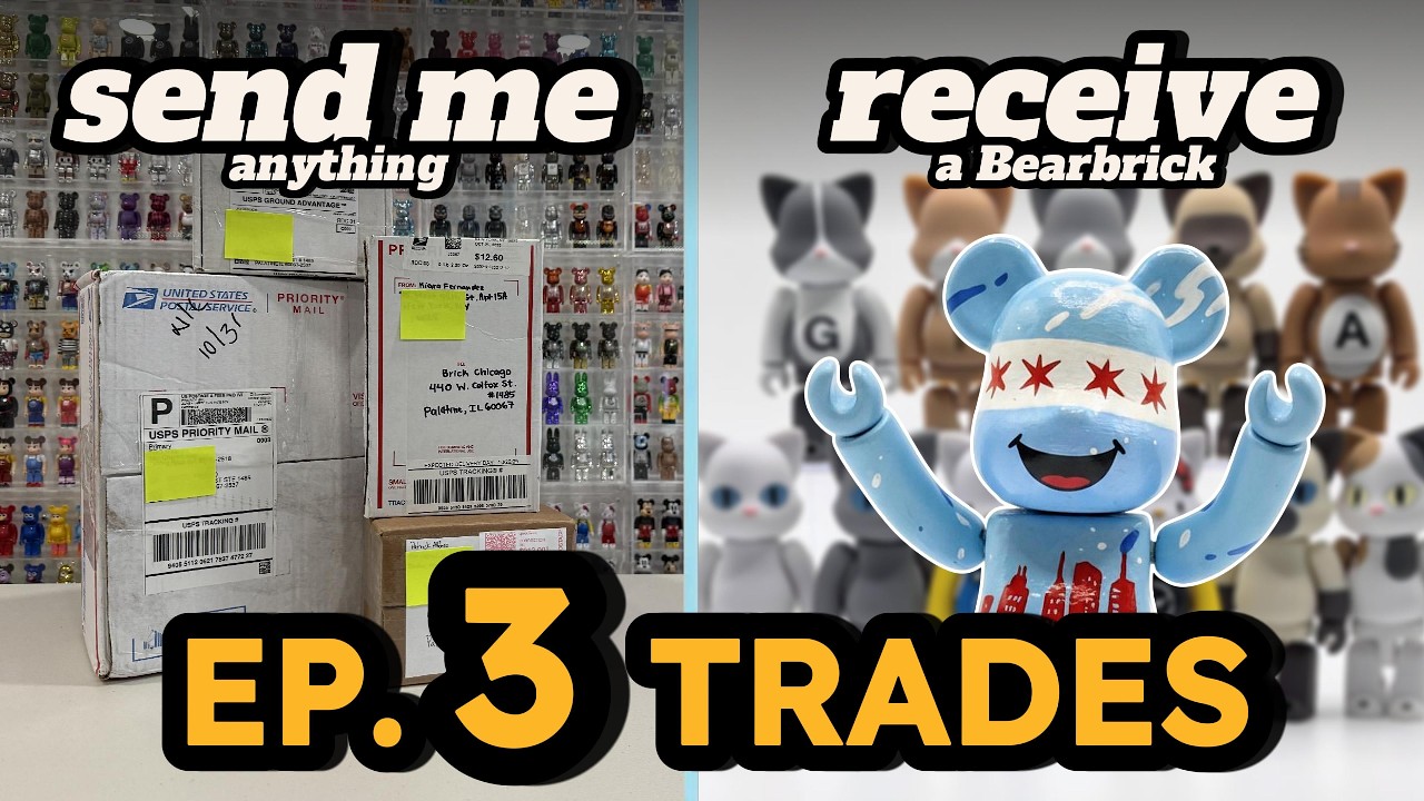 Bearbrick Exchange Program Week 3: 4 Packages from Collectors (Heartwarming Unboxing)