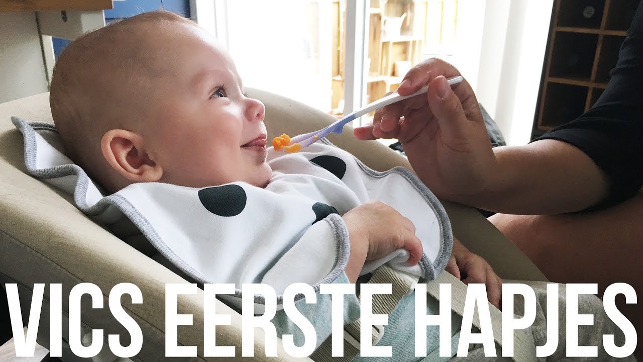 BABYUPDATE: Vics eerste hapjes | OhMyFoodness