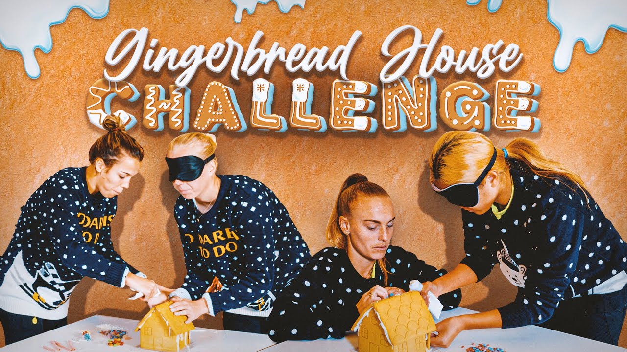HILARIOUS gingerbread house challenge with a TWIST!