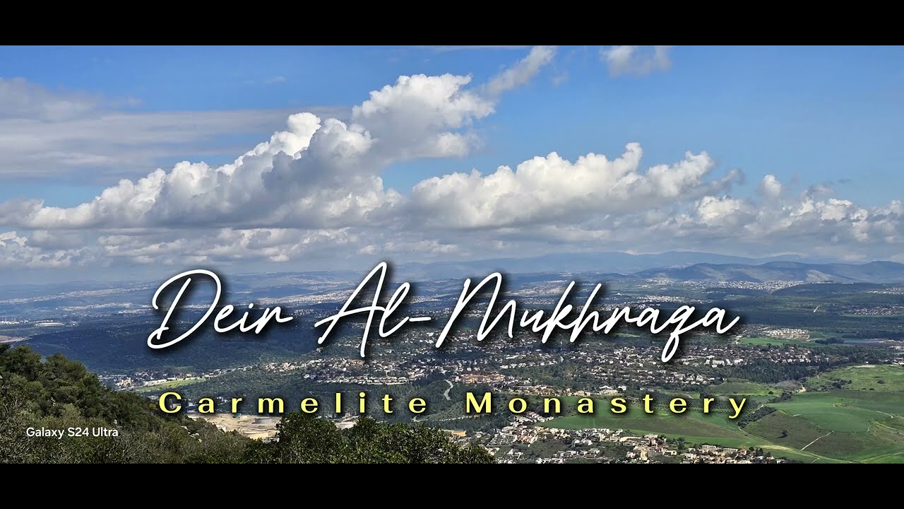 Deir Al Mukhraqa Carmelite Monastery, Drone View, Feb 2026