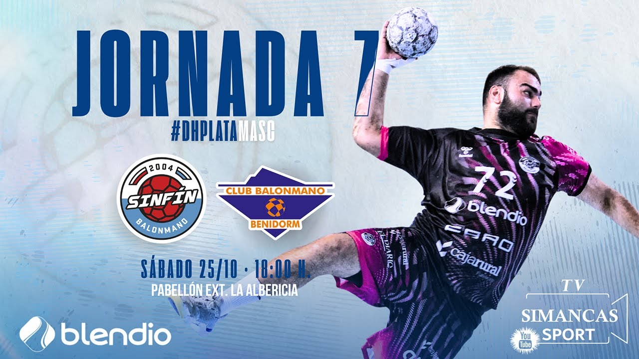 JORNADA 7/ #DHPLATAMASC (BLENDIO SINF&Iacute;N SANTANDER - BM SERVIGROUP BENIDORM) .S&Aacute;BADO 25/10 -18.00 h