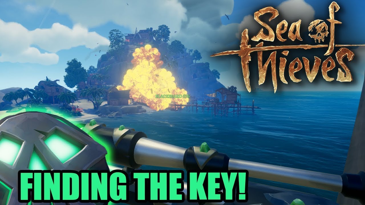Defending Off Multiple Ships Whilst Looking For The Key! - Sea of Thieves