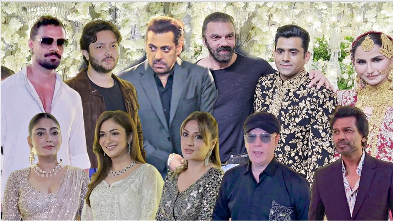Bollywood Big Celebs Attends Ayaz & Zeba Wedding - Salman, Soahil, Sooraj, Nirvaan, Sana, Urvashi