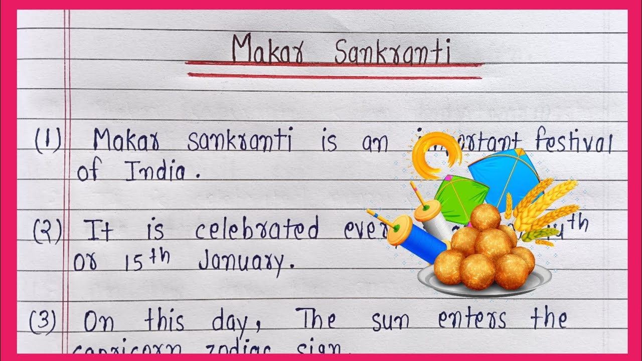 Makar Sankranti Essay | 15 Lines Essay | For All Students 