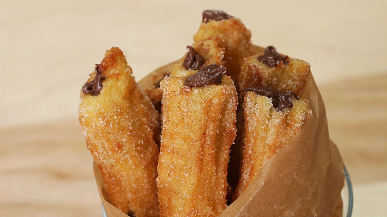 Chocolate Hazelnut Churros