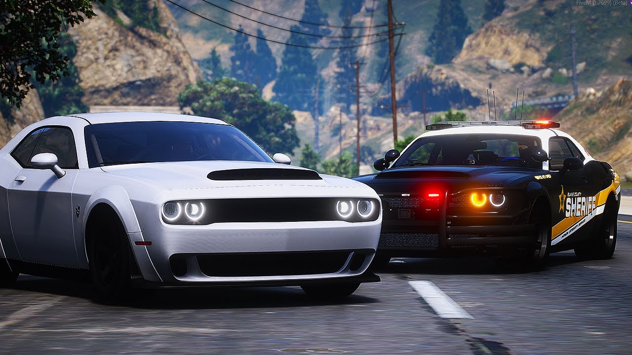 Trolling Cops In the *NEW* 2023 Dodge Demon 170 in Diverse Roleplay GTA 5 RP