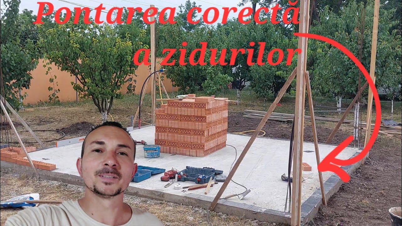 Construcție foișor.Ep 6 / Pontarea corectă a zidurilor și aprovizionare cu materiale