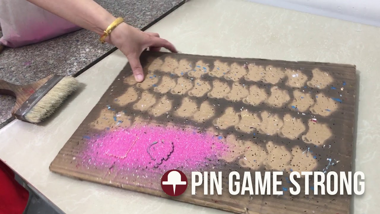 Glitter - How pins are made - Pin Game Strong