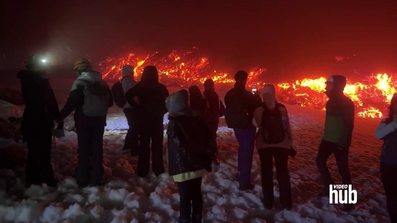 ETNA, vicini alla lava sulla neve per un selfie: feriti e ipotermie. Il CNSAS: 