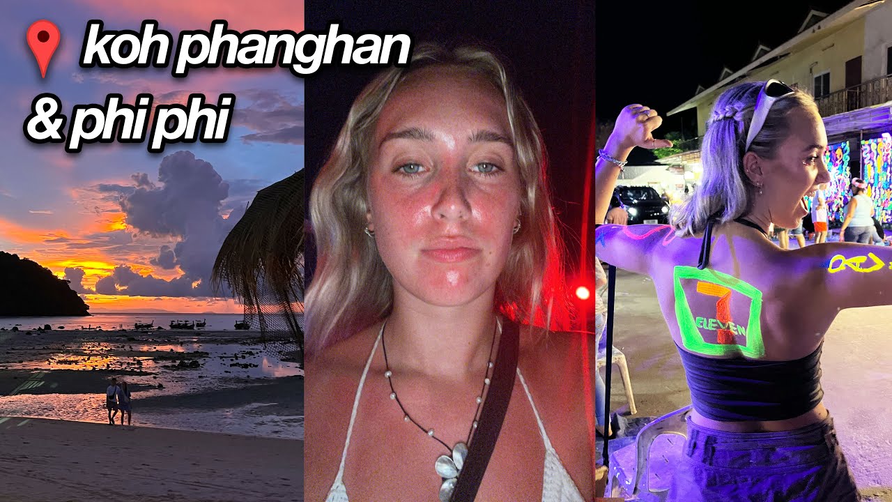 A WEEK IN MY LIFE LIVING IN KOH PHANGHAN/PHI PHI (solo travelling)