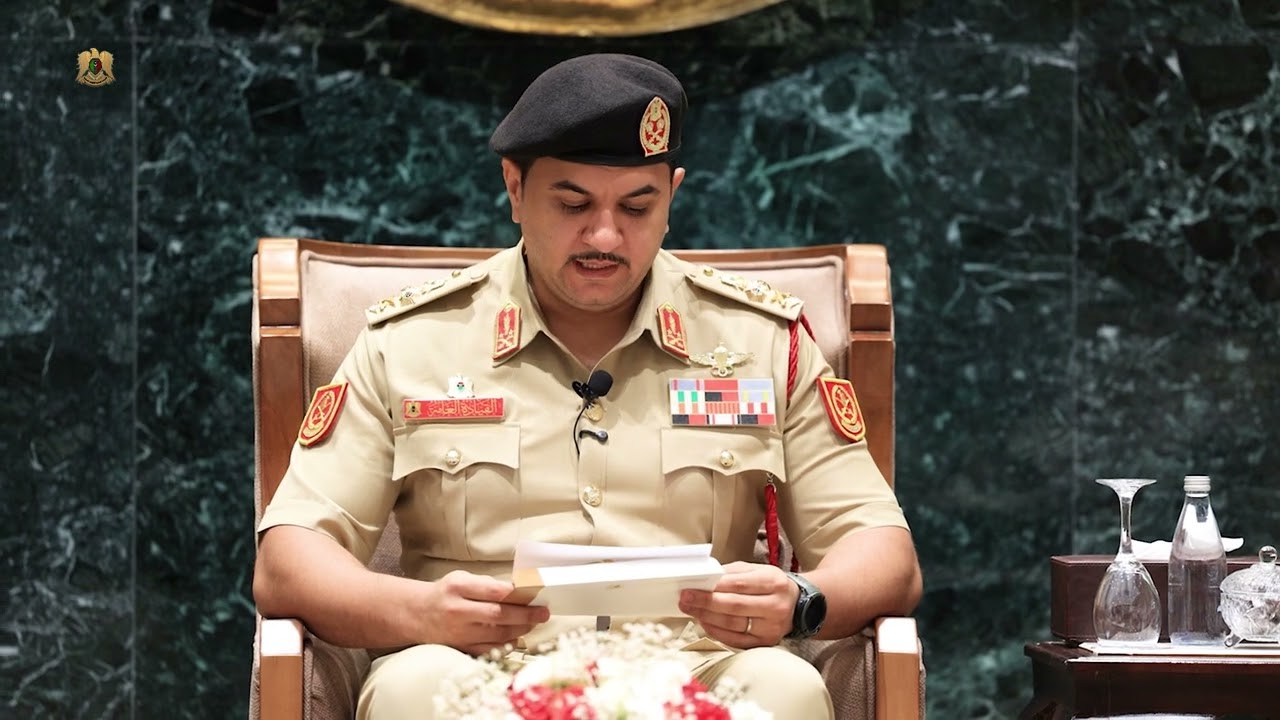 كلمة نائب القائد العام الفريق أول ركن صدام حفتر خلال لقائه وفد مشايخ وأعيان قبيلة أولاد سليمان