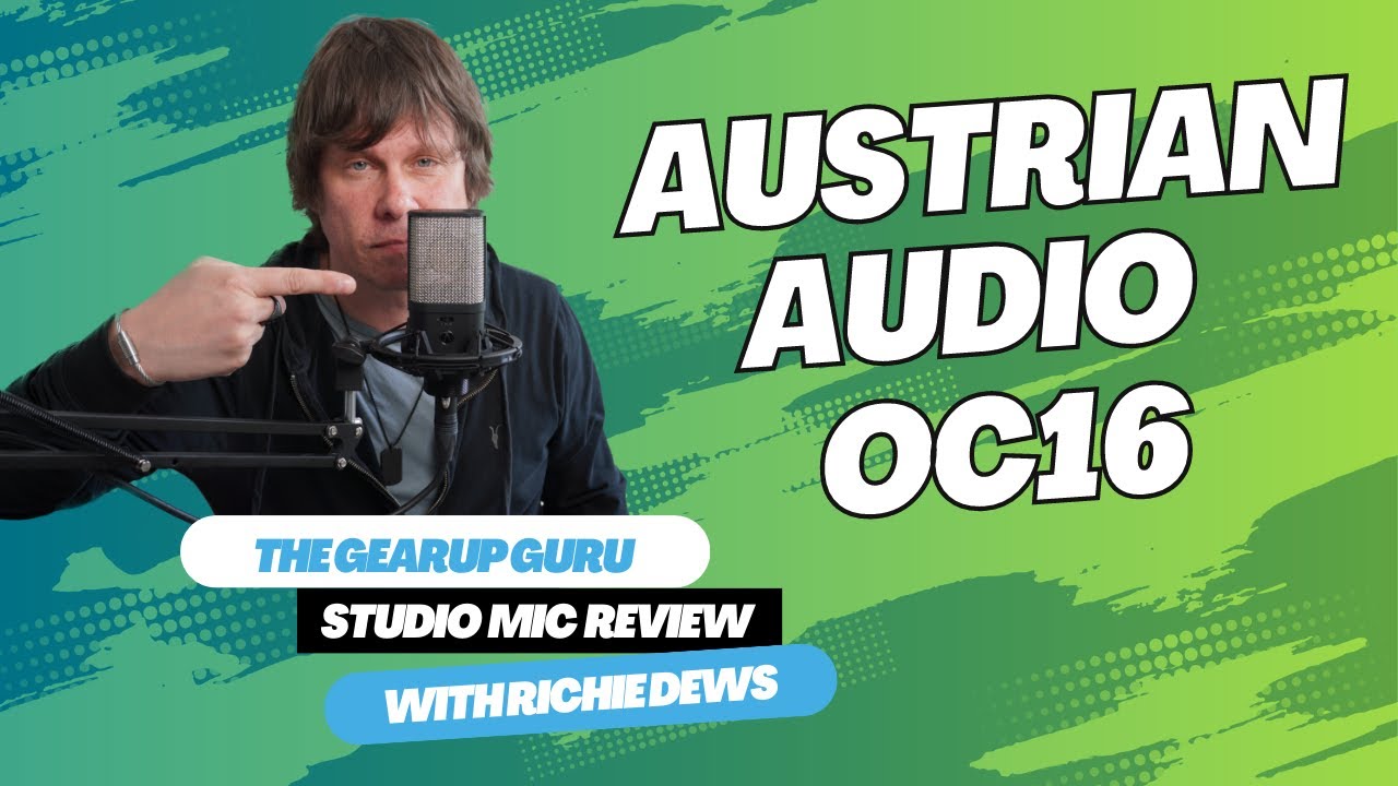 The Austrian Audio OC16 Studio Microphone Review with Richie Dews