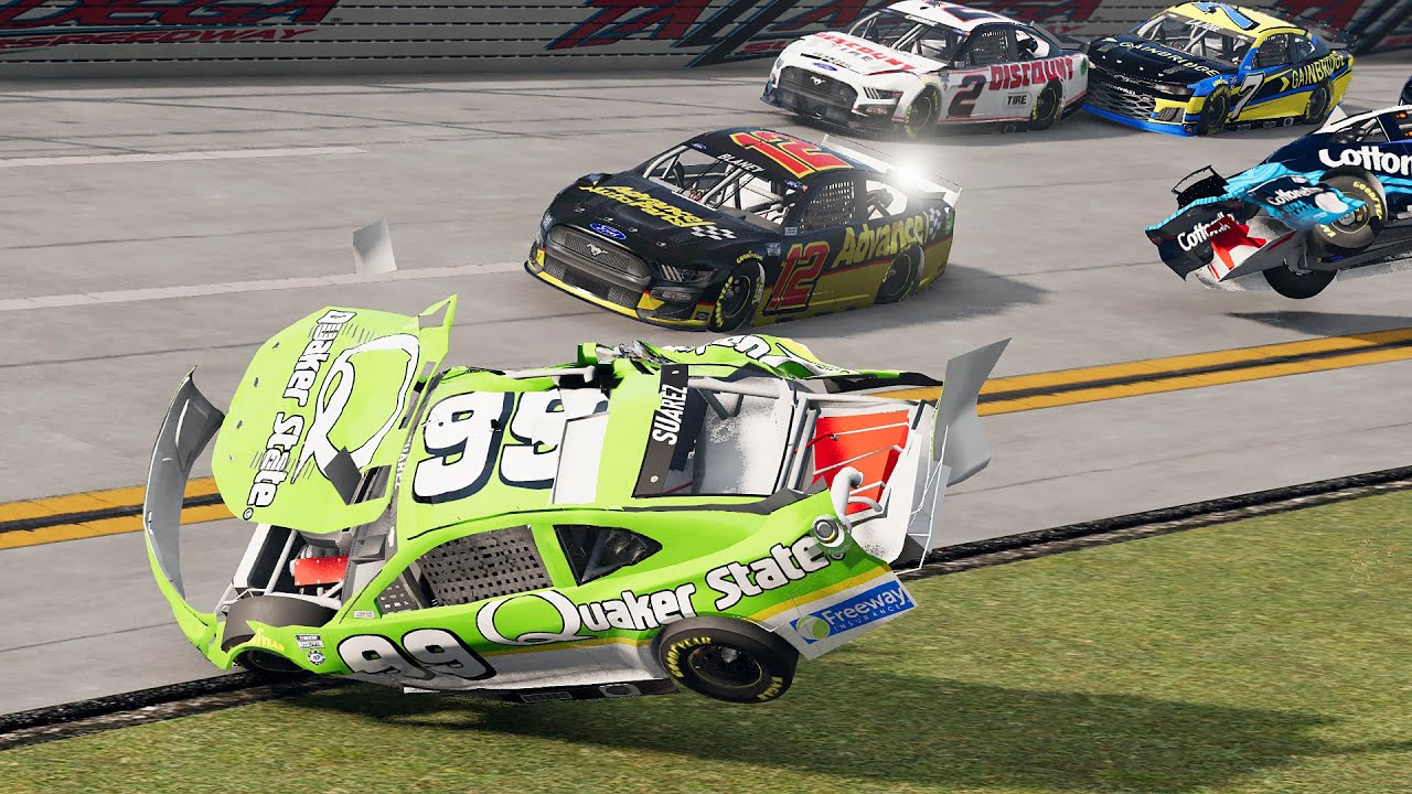 NASCAR Rollover Crashes #5 | BeamNG Drive