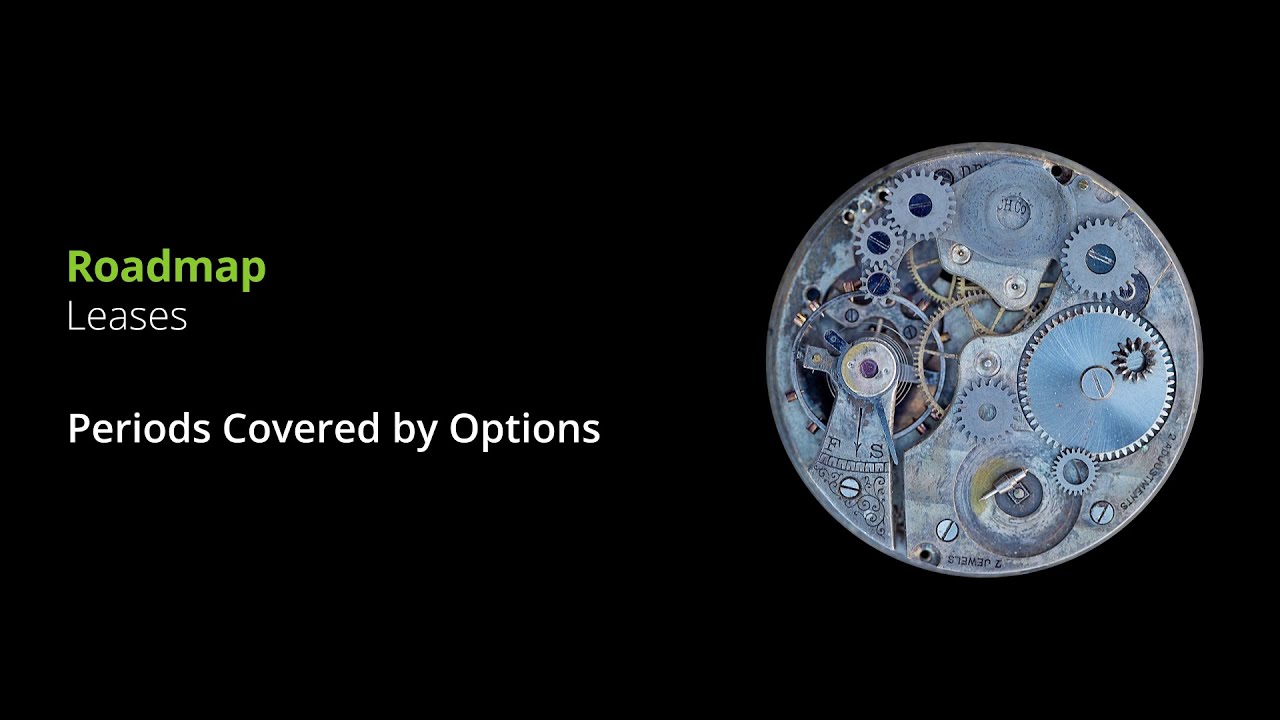 Leases: Periods Covered by Options