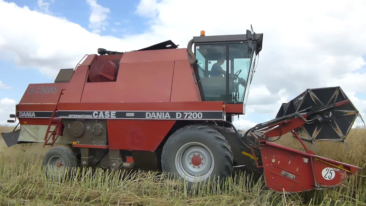 ♣Akcja Rzepak 2019#Case Dania 7200&Ursus&Case&John Deere♣