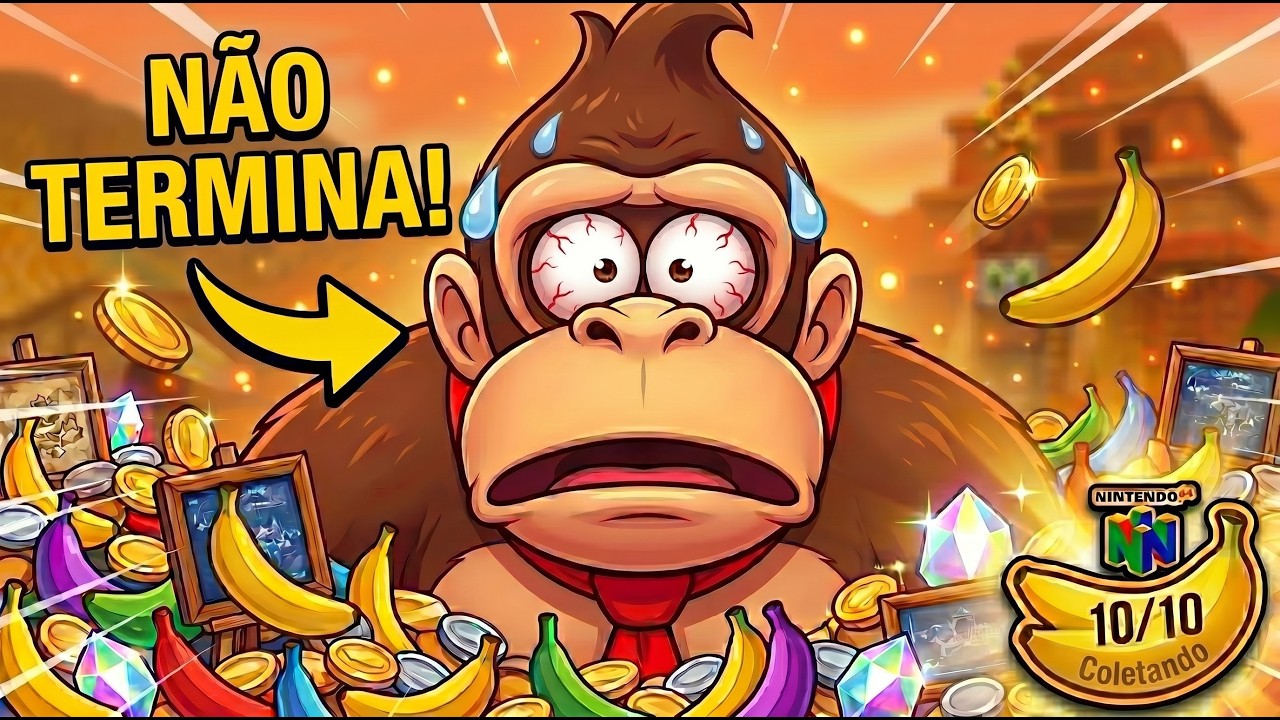 Donkey Kong 64: Quando a Rare Foi Longe DEMAIS! (Review)