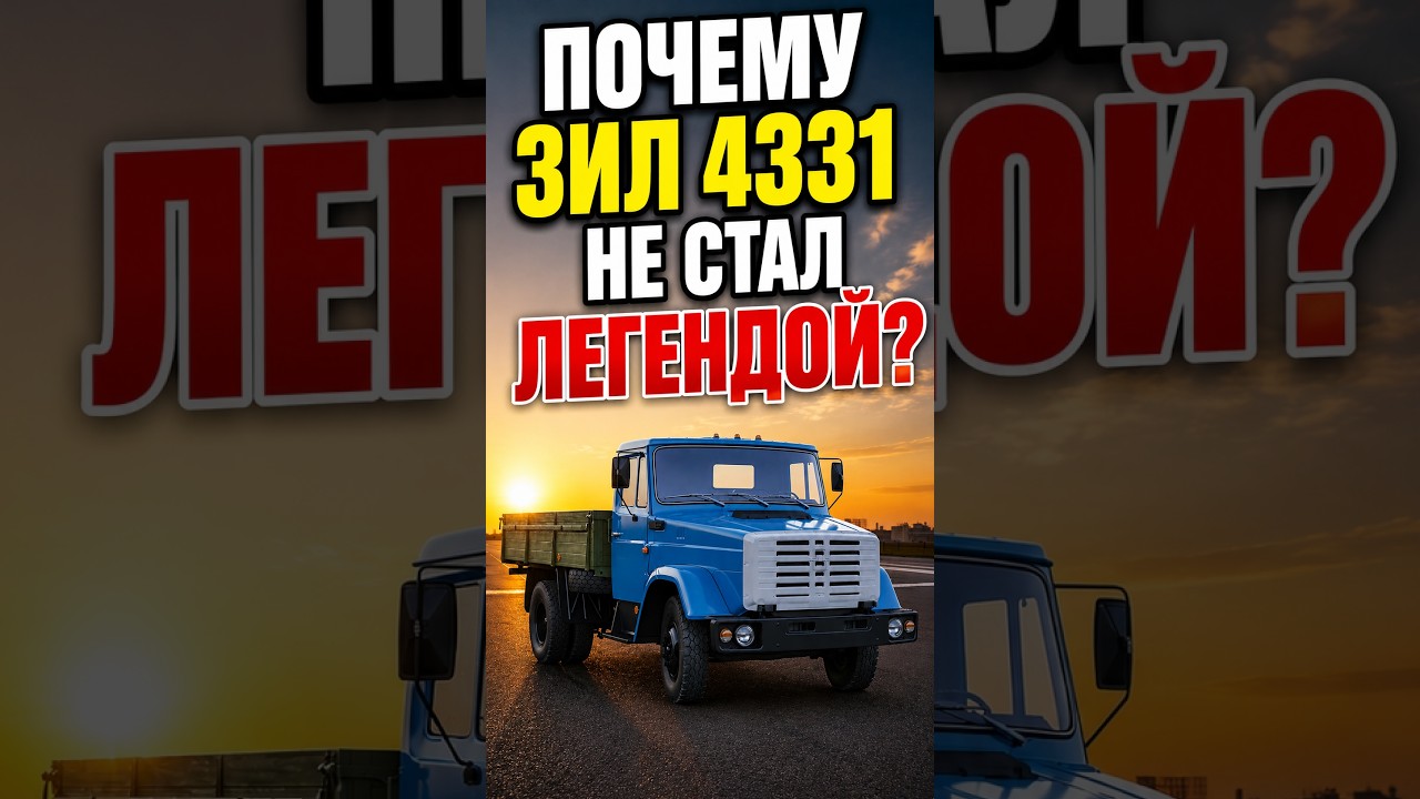 Почему ЗИЛ 4331 не стал легендой, как ЗИЛ 130? #ЗИЛ4331 #ЗИЛ130 #ИсторияАвто
