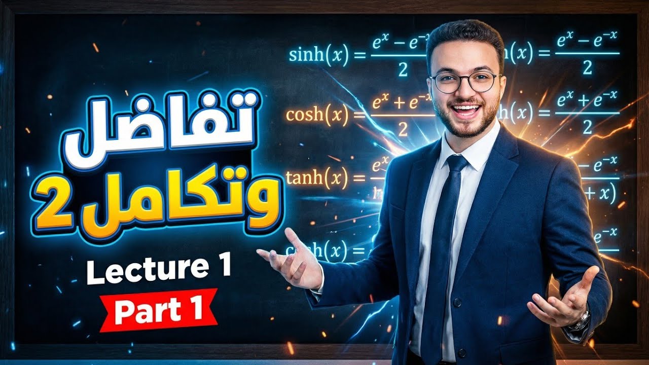 (Hyperbolic Functions) | Lecture 1 | Part 1 | الدوال الزائدية l تفاضل وتكامل 