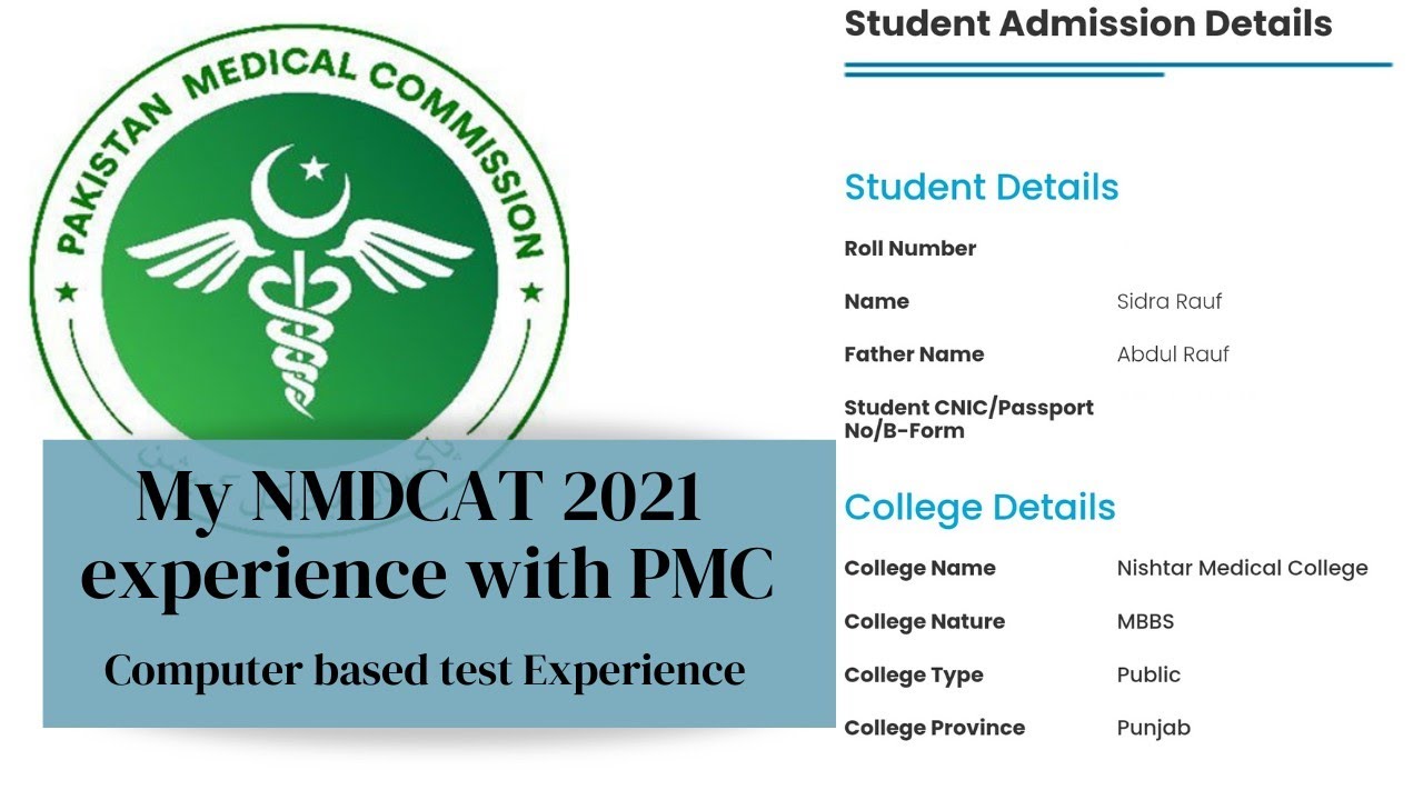 My NMCAT 2021 Experience With PMC | NMDCAT 2022 | MDCAT Preparation
