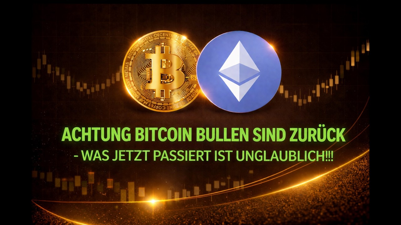 ACHTUNG BITCOIN BULLEN SIND ZUR&Uuml;CK - WAS JETZT PASSIERT IST UNGLAUBLICH !!!
