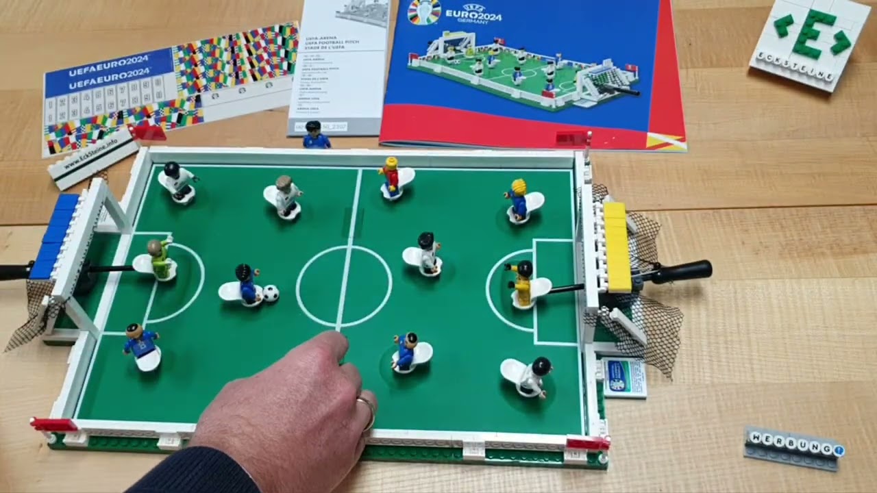 DEUTSCHLAND vs. ITALIEN - Neues Spielset von LIDL Playtive Clippys - UEFA-Arena zur Fußball EM 2024