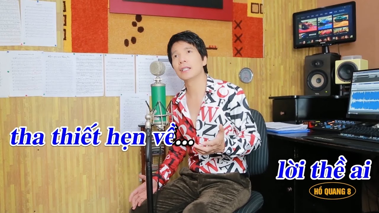 KARAOKE | Huế Và Em - Hồ Quang 8 | Tone Nam