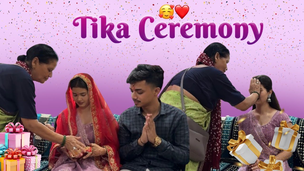 Finally Pankaj aur Meri Shadi Fixed Hogyi🥰❤️|| Tika Ceremony🤩🎊