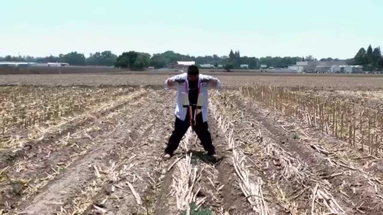 Calibración de la sembradora/fertilizadora manual tipo Fitarelli