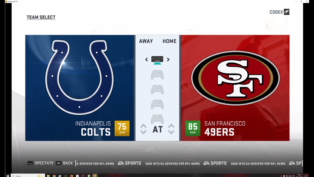 NFL 2019 плей-офф первая игра INDIANAPOLIS Colts - SAN FRANCISCO 49ers