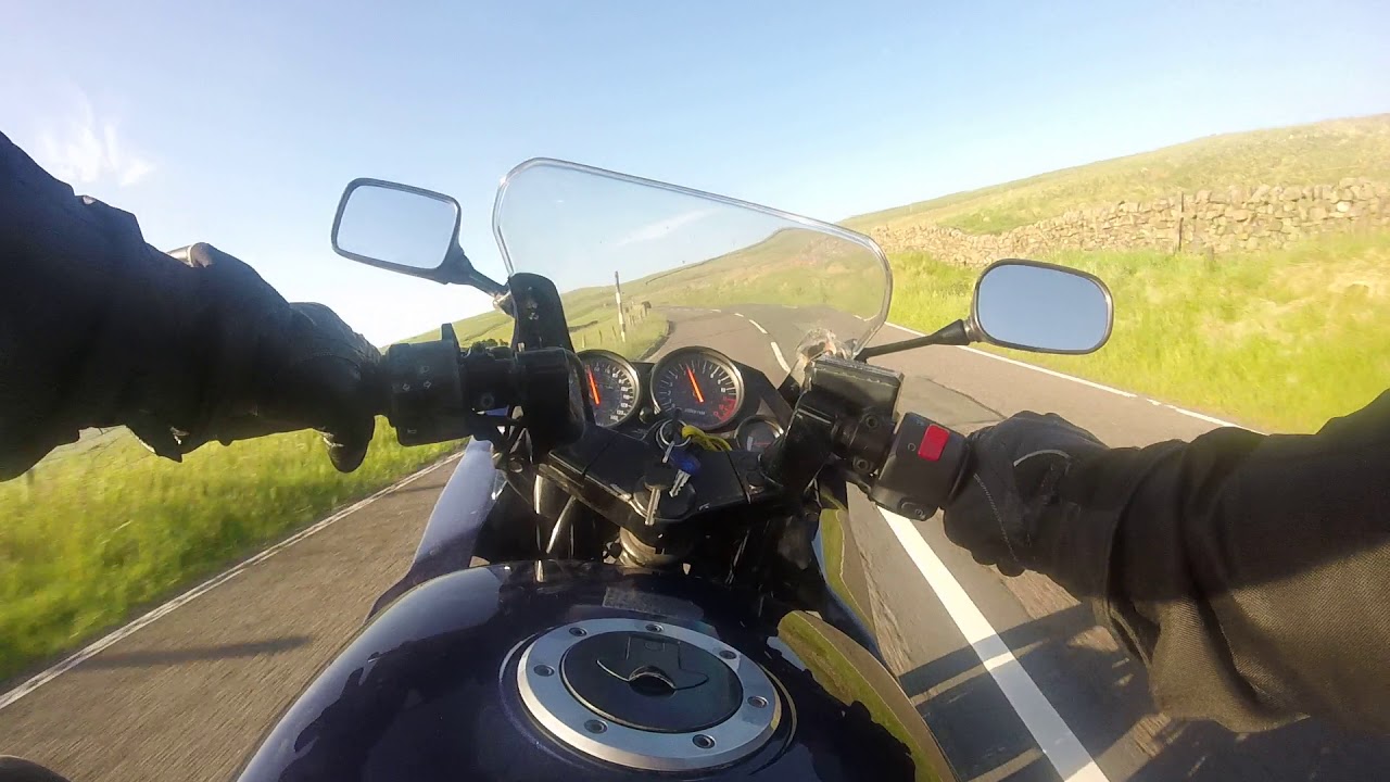 Ride over hartside pass on a GPZ500S.