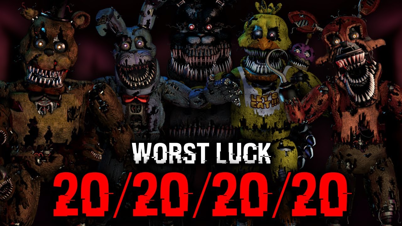 20/20/20/20 Mode Beaten With the Worst Possible Luck | FNAF 4