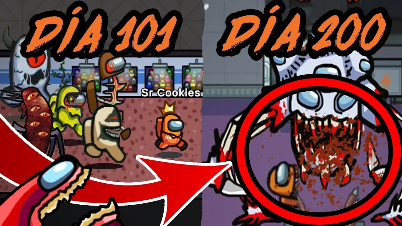 SOBREVIV&Iacute; 200 DIAS CONTRA TODOS Los IMPOSTORES MALDITOS De AMONG US 😱 PELICULA De Sr Cookies