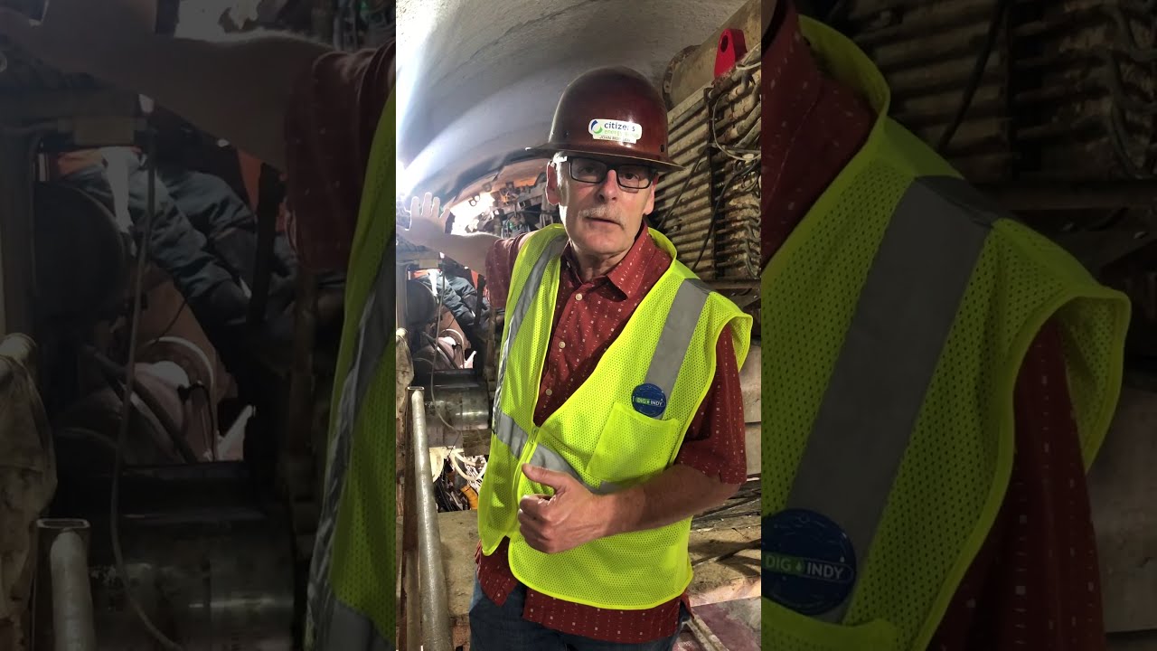 Look Into the Tunnel Boring Machine