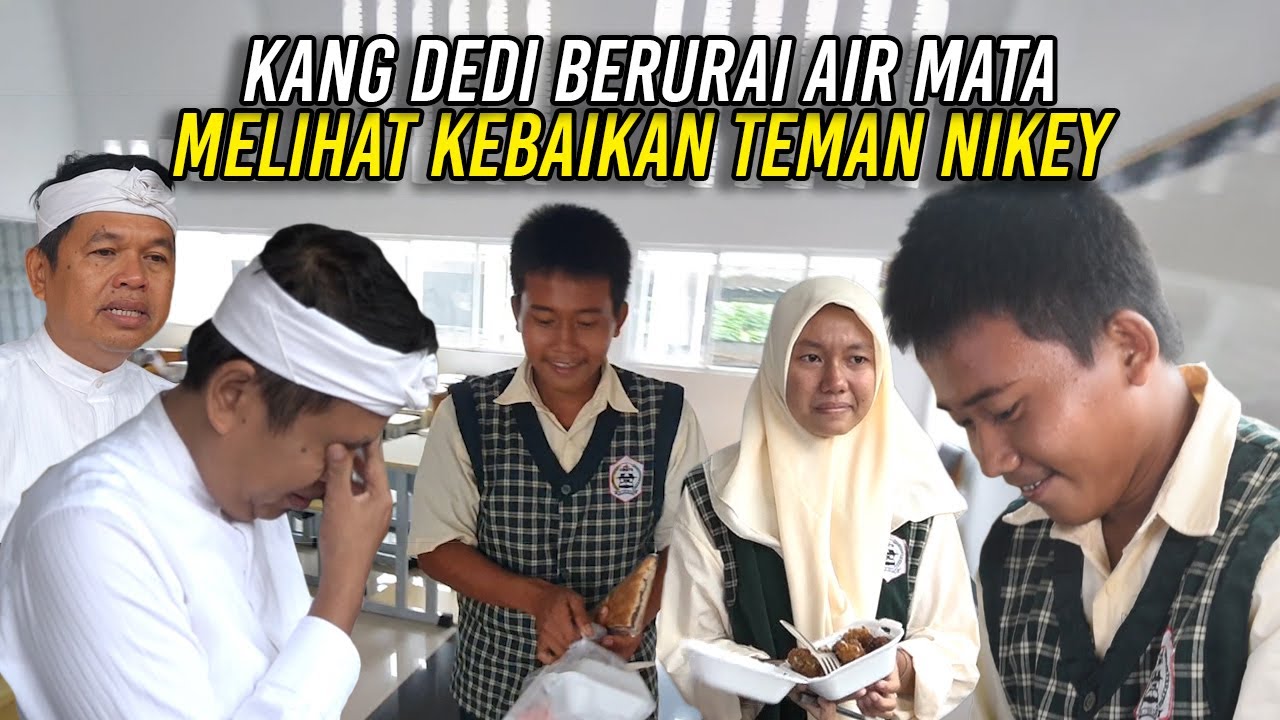 KANG DEDI TAK KUASA TAHAN TANGIS-SAAT NIKEY MENDAPAT BANTUAN MAKAN SIANG DARI TEMAN2NYA